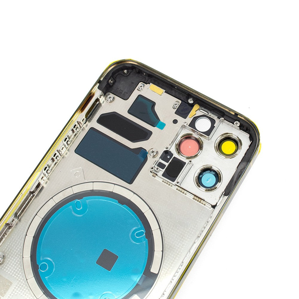 Rear Housing for iPhone 12 Pro (NO LOGO)-Blue Rear Housing for iPhone 12 Pro (NO LOGO)-Blue